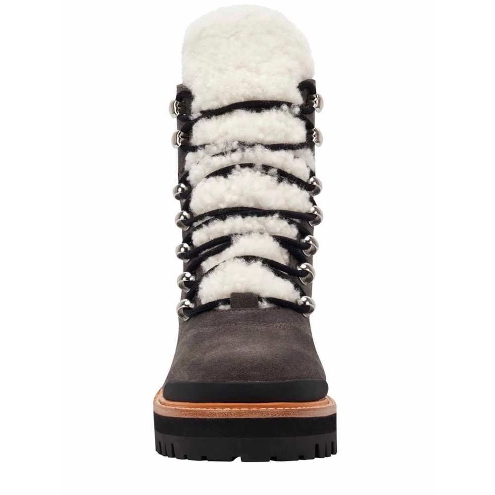 ❌❌SOLD❌❌🆕Marc Fisher 6.5 GREY Izzie Hiking Boots - Picture 5 of 16
